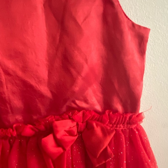 Girls H&M Red Tulle Dress Size 9-10Y - Picture 3 of 4